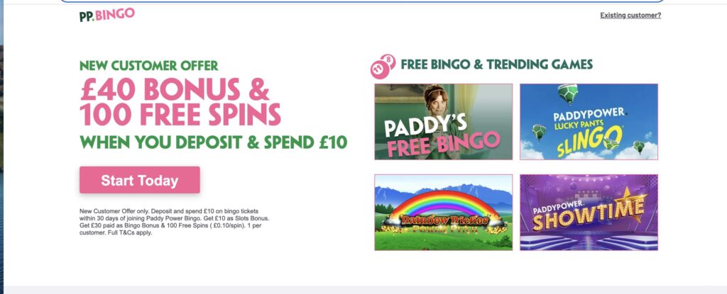 Paddy Power Bingo