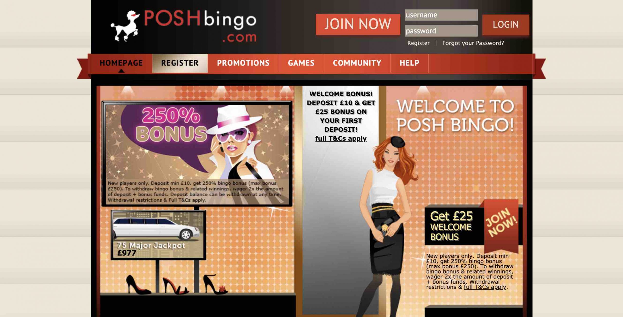 Posh Bingo