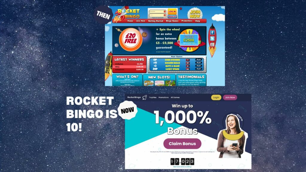 Rocket bingo is 10!