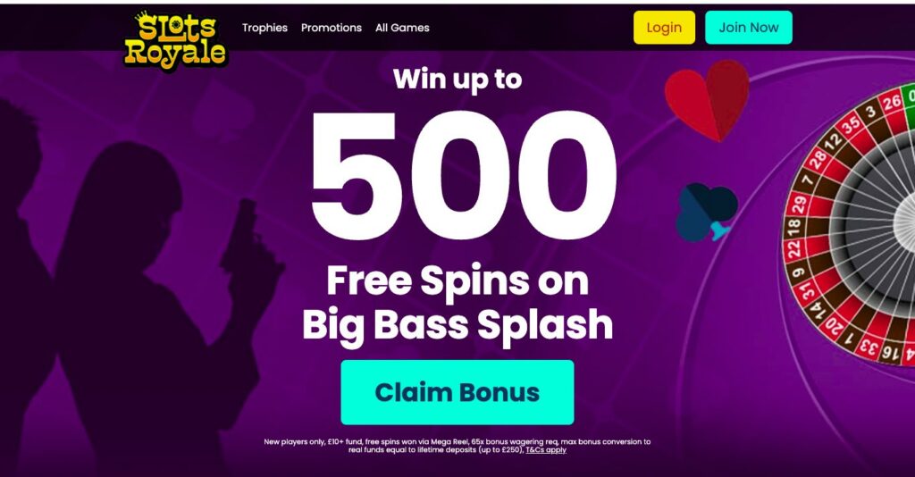 Slots Royale Homepage